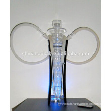 GH067-LT borosilicate glass hookah shisha/nargile/water pipe/with led light/sheesha/narguile